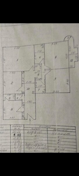 13 Septembrie, apartament 4 camere, 97 mp, 2 bai, etaj 7/8.